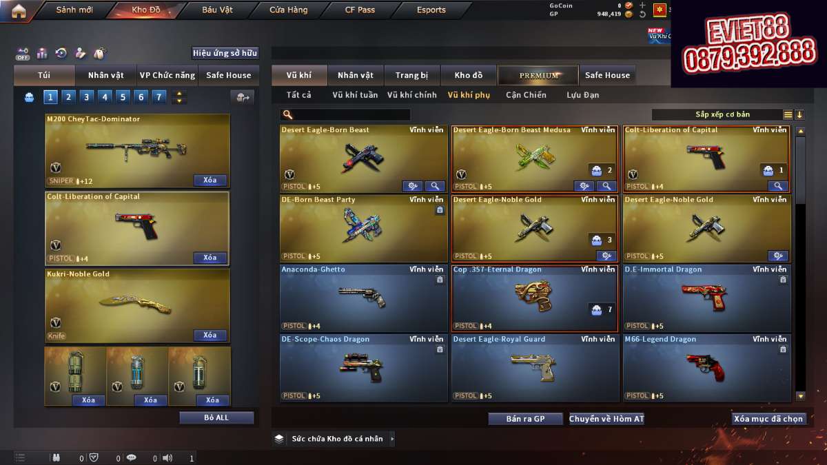 shop acc cf uy tin gia re